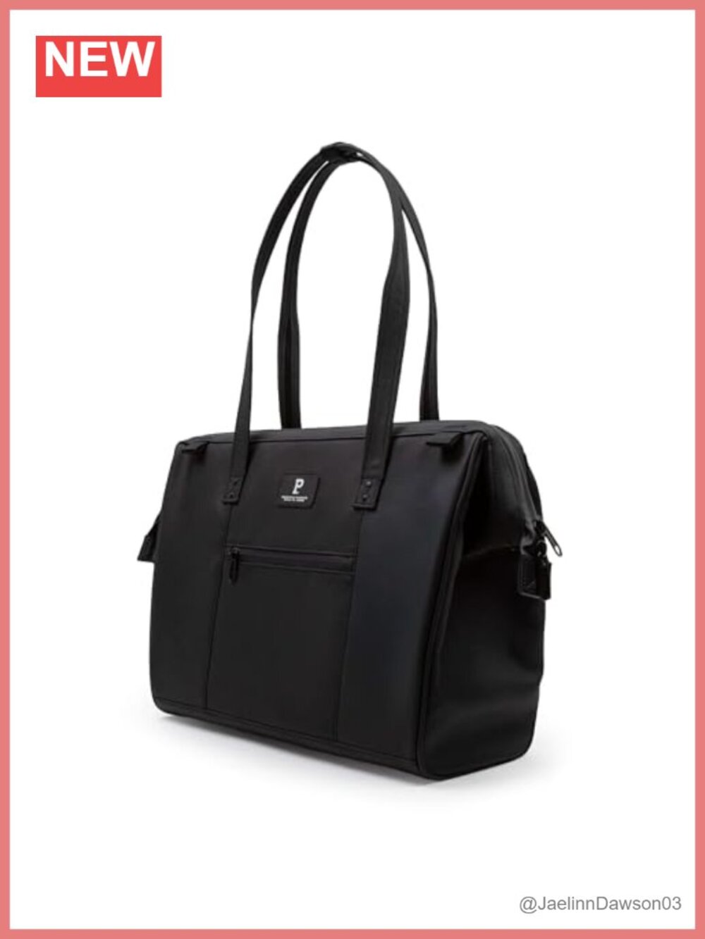 Weatherproof Tote Bag 20.5L with Removable Strap, Fits Under Airline Seat